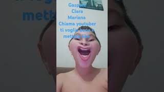 Gaspare strada Mariano sposami youtuber mettete like [upl. by Amikahs]