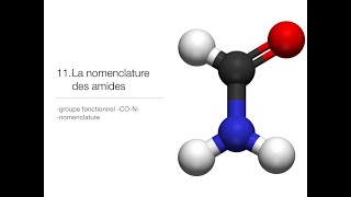 CHIMIE 11  Chimie organique PT 11 amides [upl. by Alejandro678]