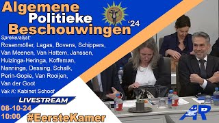 Terugkijken Algemene Politieke Beschouwingen 2024  Eerste Kamer [upl. by Erund]