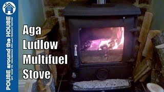 Aga Ludlow Stove multi fuel wood burning stove review overview how to hints and tips [upl. by Yoccm710]