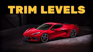 2023 Chevy Corvette Stingray Trim Levels and Standard Features Explained [upl. by Yrok]