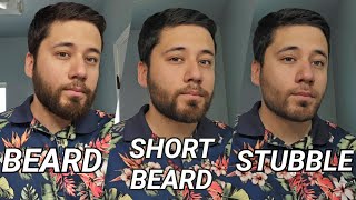 Beard vs Short Beard vs Stubble [upl. by Whitby]