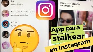 APP PARA STALKEAR EN INSTAGRAM [upl. by Henrieta]