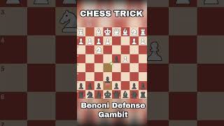 Benoni Defense Gambit Sneaky Low Elo Chess Trap [upl. by Nottnerb]