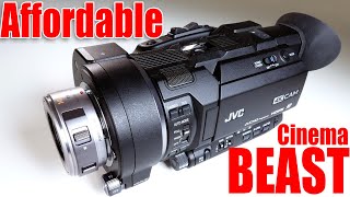 JVC LS300 the more affordable Cinema Camera GY LS300 [upl. by Antone215]