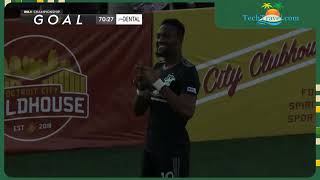 Highlights  Tampa Bay Rowdies at Detroit City FC  7624 [upl. by Anair]