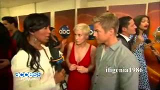 Kellie Pickler amp Derek Hough  Post cast announcement interviews  Season 16 [upl. by Jarib]