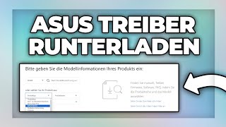 Asus Treiber Herunterladen und Installieren  Tutorial [upl. by Ellenaej]