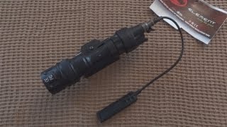 Review ELEMENT Replica SureFire M952V Flashlight with QD Mount Base [upl. by Arocat628]