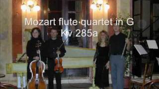 mozart flute quartet in G major Kv285a [upl. by Gass]