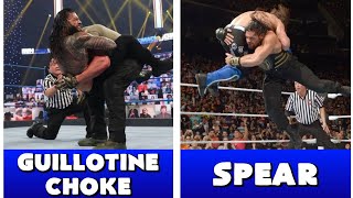 Roman Reigns Most Destructive Moves in WWE [upl. by Kimmy]