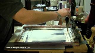 Screen Printing  Opaque Inks [upl. by Ynnos]