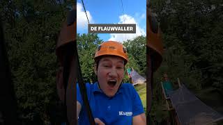 Typetjes van de zipline  van wel heel dichtbij klimrijk avontuur brabant [upl. by Grew]