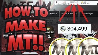 HOW TO MAKE FREE MT IN NBA 2K18 MYTEAM [upl. by Elocan]