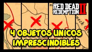 🔥 4 OBJETOS IMPRESCINDIBLES al COMIENZO de tu AVENTURA en RED DEAD REDEMPTION 2 [upl. by Balliol]