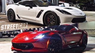 1000hp F1X C7 Z06 vs Procharged C7 GRANDSPORT vs SICK ZR1  STREET RACE [upl. by Keegan]