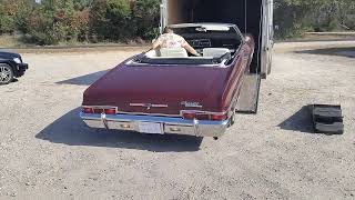 Transport Truck Loading  1966 Impala SS 202409  Oct 10 2024 [upl. by Ylrebmit737]