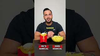 Abnehmen mit Pommes 🍟🤔 ernährung abnehmen gesundheit gesund essen lecker [upl. by Bogart]