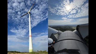 Visiting a wind turbine Enercon E101 3050 KW [upl. by Yannodrahc414]