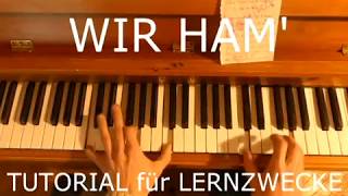 Böhse Onkelz  Wir ham noch lange nicht genug  Klimpern for Fortgeschrittene  PIANO TUTORIAL [upl. by Peirsen]