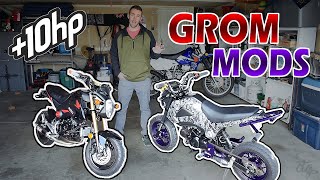 Honda Grom Mods  ALL Popular Mods [upl. by Rasia822]