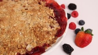 Berry Crisp Recipe  Laura Vitale  Laura in the Kitchen Episode 393 [upl. by Eecats]