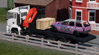 Beam Banger Racing Crashes 1 [upl. by Ailed334]