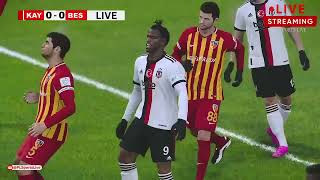 Kayserispor vs Besiktas  TURKEY Super Lig LIVE 2024  eFOOTBALL PES21 Gameplay PLSL 635 [upl. by Toft765]