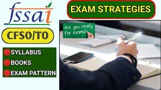 FSSAI Exam Strategy CFSO  TO  How to cover Syllabus Central Food Safety Officer Exam [upl. by Lorola]