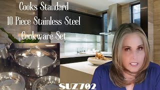 Cooks Standard 10 piece stainless steel cookware set The last cookware youll ever buy suz702 [upl. by Netsreik143]