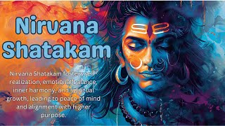 Nirvana Shatkam  For selfrealization emotional balance [upl. by Somar]