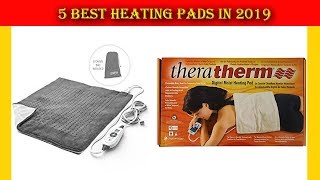 5 Best heating pads in 2019 [upl. by Etnahsa]