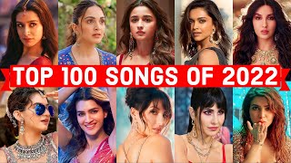 Top 100 HindiBollywood Songs of 2022 Year End Chart 2022  Popular Bollywood Songs 2022 [upl. by Ikceb426]