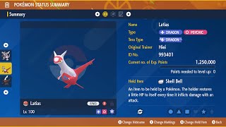 Latias  5 Star Dialga Raid  Solo  Pokemon Scarlet [upl. by Alekat558]