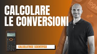 Come calcolare le CONVERSIONI con la calcolatrice Sharp [upl. by Schinica]