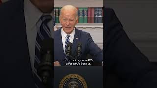 Watch Biden attributes Putin for death of Alexei Navalny Shorts [upl. by Aneert]