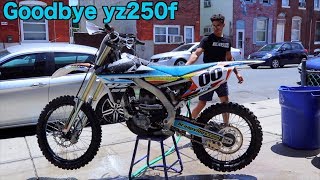 THE 2018 YZ250F IS GONE    goodbye  BRAAP VLOGS [upl. by Crotty]