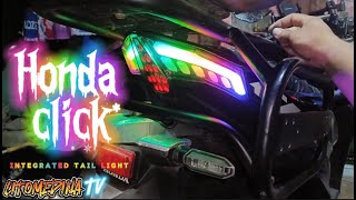 Honda Click Vario 125 Integrated Tail light  Easy Installation  Full Tutorial [upl. by Nosirrag]