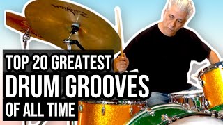 TOP 20 DRUM GROOVES OF ALL TIME [upl. by Shana]