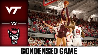 Virginia Tech vs NC State Condensed Game  202324 ACC Womens Basketball [upl. by Nodnil658]