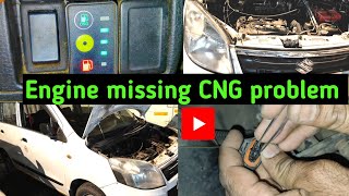 Maruti suzuki wagonr engine missing and CNG convert problem marutisuzuki [upl. by Yuht]