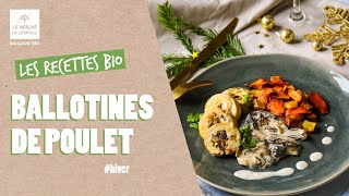 Ballotines de poulet sauce morilles [upl. by Marie-Jeanne]