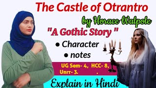 The Castle of Otranto by Horace Walpole in Hindi  A Gothic Story ruhishafat horacewalpole bbmku [upl. by Nesilla143]