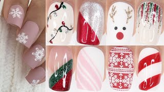 TOP 20 CHRISTMAS NAIL DESIGNS  huge Christmas nail art compilation [upl. by Chelsy]