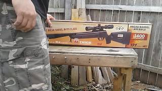 NOT A PROFESSIONAL PELLET GUN GUY BENJAMIN SUMMIT 177CAL BREAK BARREL AIR RIFLE [upl. by Alrep]