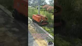 Where to buy Vigorun VTLM800 radio controlled tracked mower online [upl. by Yentrok]