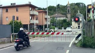 Albano SantAlessandro I Passaggio a Livello  Level crossing [upl. by Dryden]