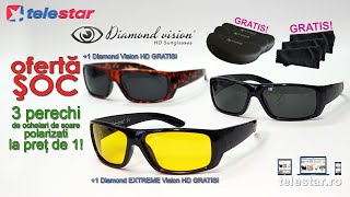 Diamond Vision HD  3 perechi de ochelari de soare polarizati la pret de 1 [upl. by Yelehsa871]