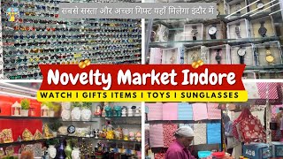 Novelty Market Indore I Cheapest Gift shop indore I Indore Gift Wholesale Market I Indore explore [upl. by Bertolde]