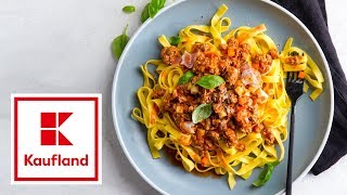 Spaghetti Bolognese nach Rezept selbst kochen  Kaufland [upl. by Gamin]